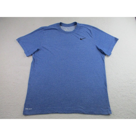 Nike Shirt Mens Large Blue Dri-FIT The Nike Tee Athletic Performance AR6029-456 - Picture 1 of 9
